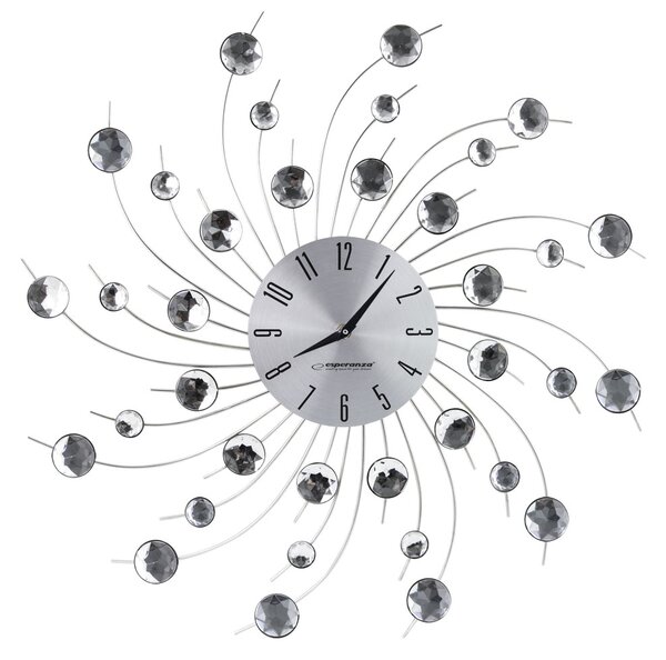 Nástenné hodiny Crystal Spiral Espa GEN004, 50cm