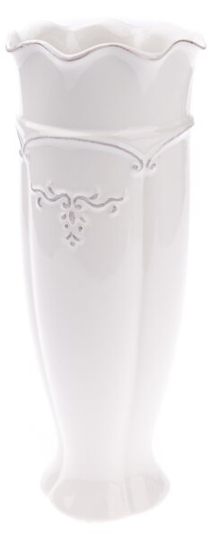 Keramická váza Renaissance biela, 30 cm