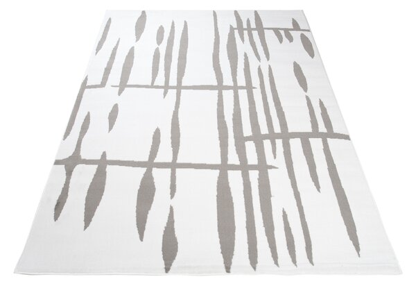 TA Koberec T967A WHITE CHEAP PP CRM Biely Obdĺžnikový Rozmer: 120x170 cm