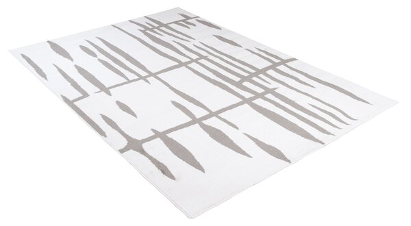 TA Koberec T967A WHITE CHEAP PP CRM Biely Obdĺžnikový Rozmer: 120x170 cm