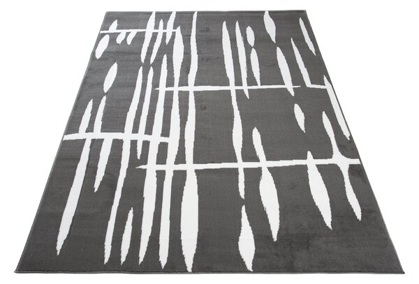 TA Koberec T967A DARK GRAY CHEAP PP CRM Sivý (tmavý) Obdĺžnikový Rozmer: 120x170 cm