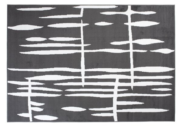 TA Koberec T967A DARK GRAY CHEAP PP CRM Sivý (tmavý) Obdĺžnikový Rozmer: 120x170 cm
