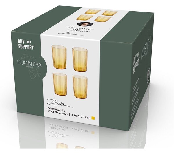 Poháre v súprave 4 ks 280 ml Kusintha – Bitz