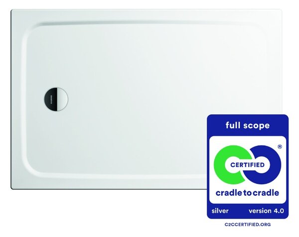 Kaldewei Cayonoplan - Sprchová vanička 900x800 mm, alpská biela 375000010001