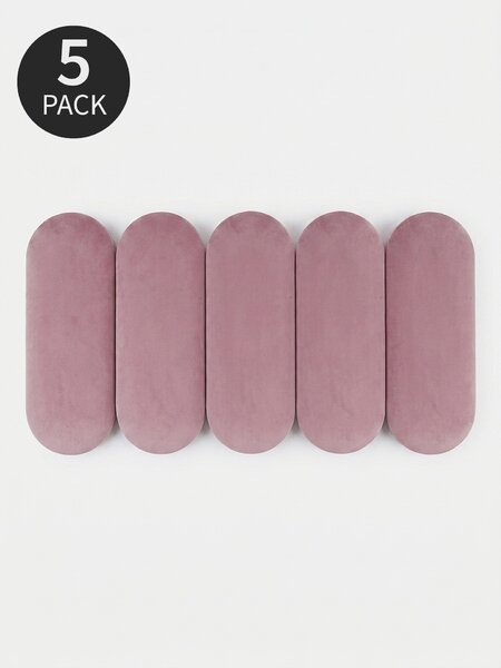 Sinsay - Čalúnené nástenné panely 5 pack - pastelová ružová