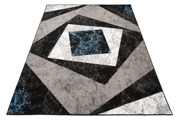 TA Koberec K855E BLACK CHEAP PP EYM Sivý Obdĺžnikový Rozmer: 80x150 cm