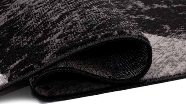 TA Koberec K855E BLACK CHEAP PP EYM Sivý Obdĺžnikový Rozmer: 80x150 cm