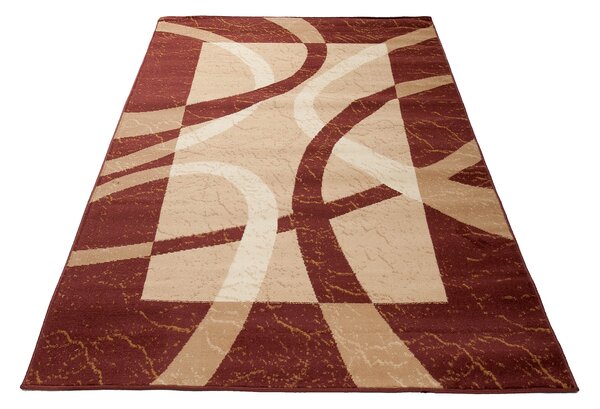 TA Koberec 3707A BROWN CHEAP PP BGX Béžový Obdĺžnikový Rozmer: 120x170 cm