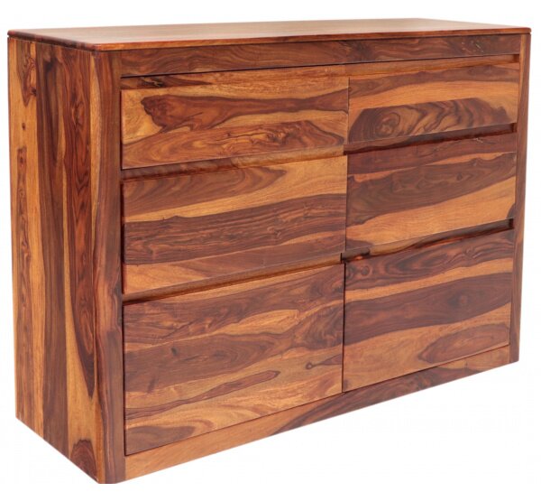 Komoda Tina 140x100x45 indický masív palisander