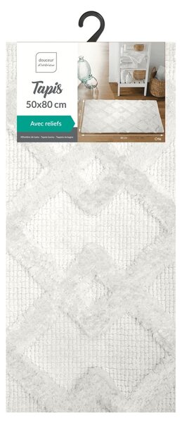 Krémová kúpeľňová predložka 50x80 cm Otis – douceur d'intérieur