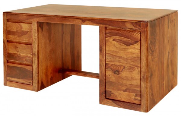 Písací stôl Tina 160x76x80 indický masív palisander