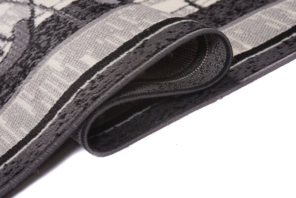 TA Koberec 5118B DARK GRAY CHEAP PP CRM Sivý Obdĺžnikový Rozmer: 100x150 cm