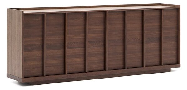 Hnedá komoda v dekore orecha 200x80x45 cm Onix – Kave Home