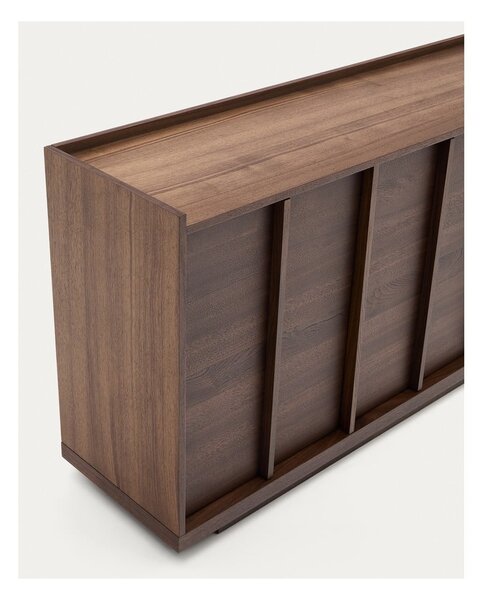 Hnedá komoda v dekore orecha 200x80x45 cm Onix – Kave Home