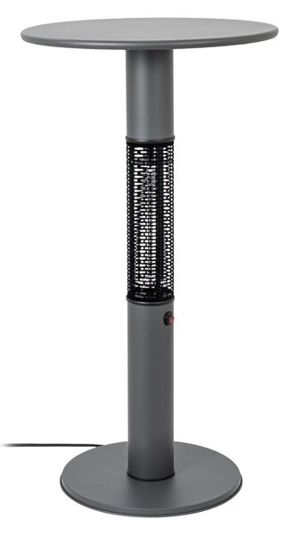 Stolný ohrievač Flamara, antracitová farba, výška 110 cm, IP55 – Lucande Lucande, Flamara, Čierna, Hliník, Moderný