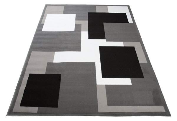 TA Koberec T968A DARK GRAY CHEAP PP CRM Sivý Obdĺžnikový Rozmer: 80x150 cm