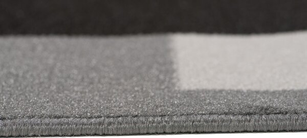 TA Koberec T968A DARK GRAY CHEAP PP CRM Sivý Obdĺžnikový Rozmer: 80x150 cm