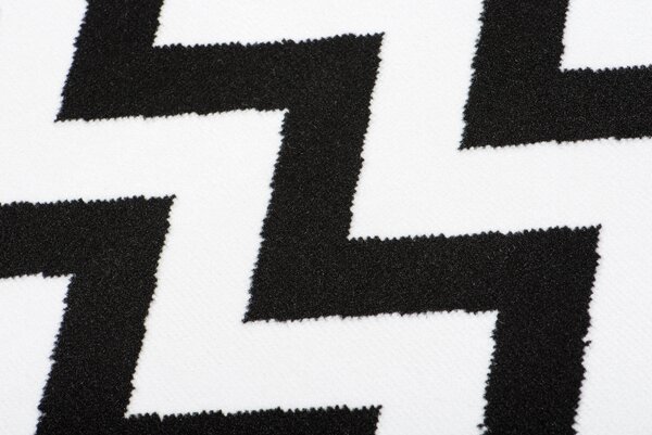 TA Koberec T238B WHITE CHEAP PP CRM Čierny Obdĺžnikový Rozmer: 80x150 cm