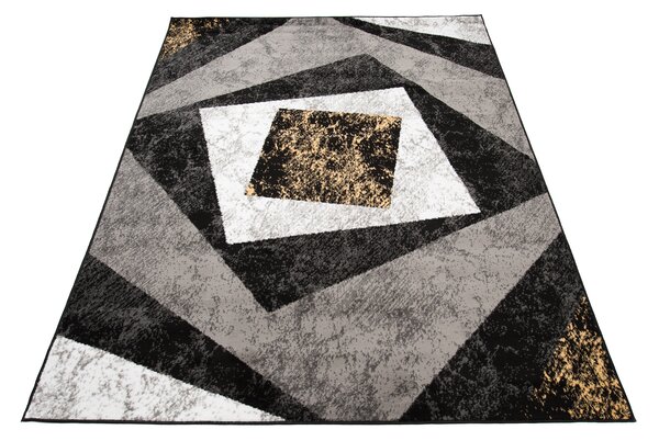 TA Koberec K855G BLACK CHEAP PP EYM Sivý Obdĺžnikový Rozmer: 60x100 cm
