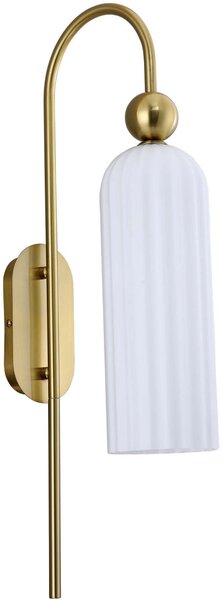 Light Prestige Piega nástenná lampa 1x40 W biela-zlatá LP-939/1WWHITE