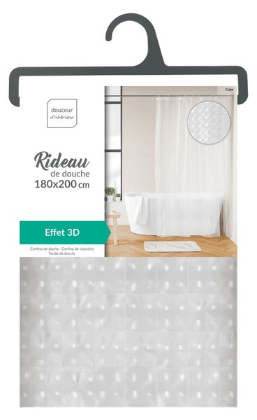 Sprchový záves 180x200 cm Cube – douceur d'intérieur