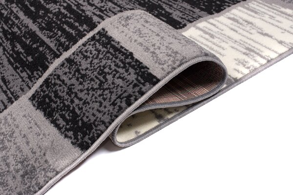 TA Koberec F454B DARK GRAY CHEAP PP CRM Sivý Obdĺžnikový Rozmer: 60x100 cm