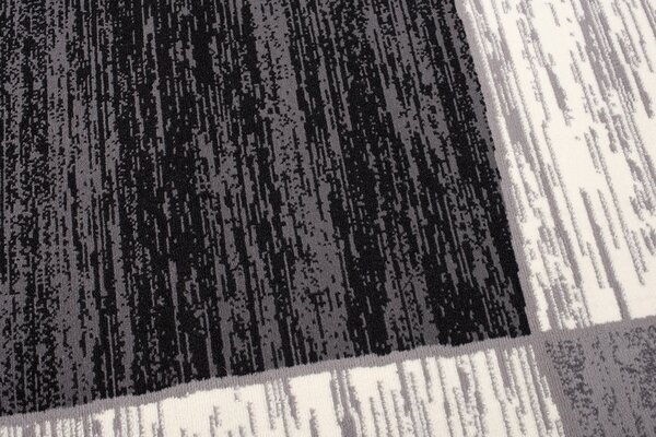 TA Koberec F454B DARK GRAY CHEAP PP CRM Sivý Obdĺžnikový Rozmer: 60x100 cm