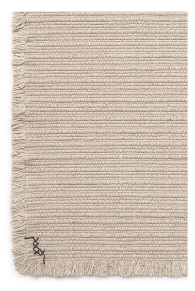 Krémový ručne tkaný bavlnený koberec 140x200 cm Handloom – Lorena Canals