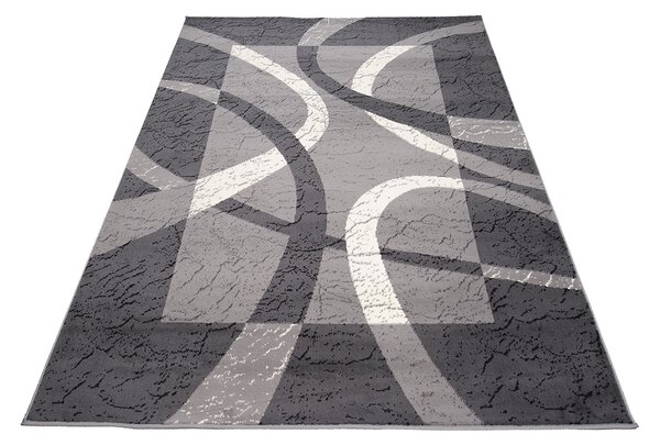 TA Koberec 3707A DARK GRAY CHEAP PP CRM Sivý Obdĺžnikový Rozmer: 60x100 cm