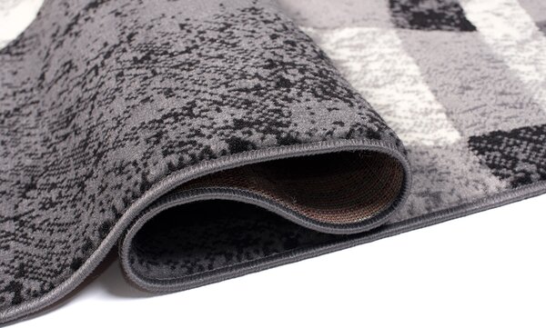 TA Koberec 4959A DARK GRAY CHEAP PP CRM Sivý Obdĺžnikový Rozmer: 80x150 cm