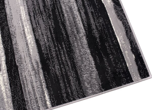 TA Koberec F809A DARK GRAY CHEAP PP CRM Čierny Obdĺžnikový Rozmer: 120x170 cm