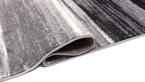TA Koberec F809A DARK GRAY CHEAP PP CRM Čierny Obdĺžnikový Rozmer: 120x170 cm