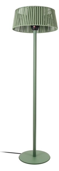 Stojanový ohrievač Pyravo, zelený, 200 cm, hliník, IP44 – Lucande Lucande, Pyravo, Zelená, Kov, Moderný