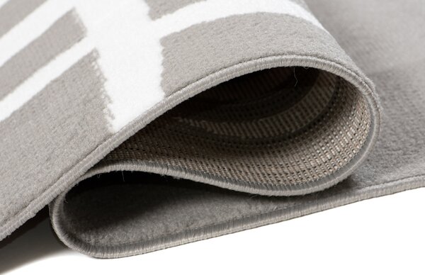 TA Koberec T967A GRAY CHEAP PP CRM Sivý Obdĺžnikový Rozmer: 80x150 cm
