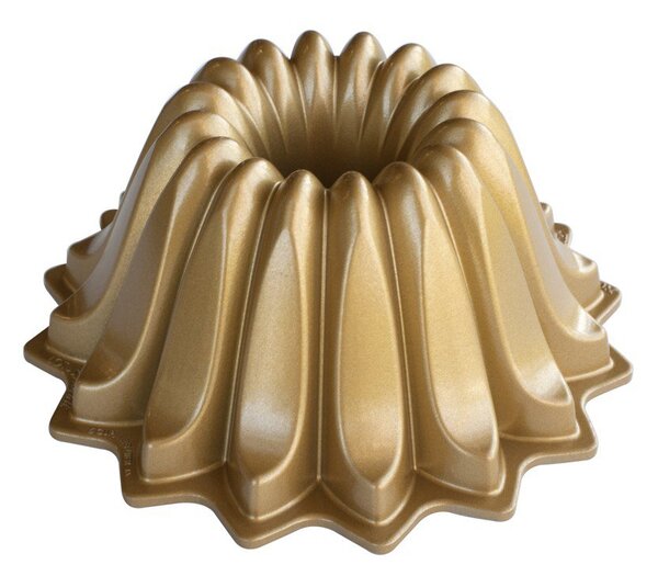 Nordic Ware Forma na bábovku Lotus, zlatá 1,2 l 84177