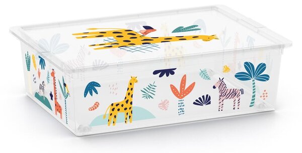 Biely plastový detský úložný box 55x39x16 cm C Box Style – KIS