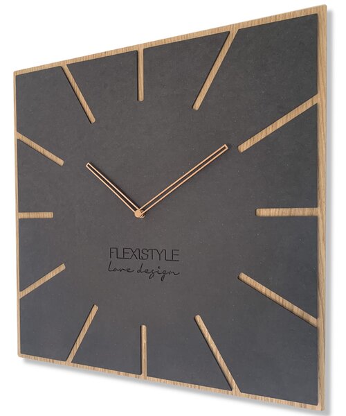Dekorstudio Moderné drevené hodiny EKO Exact 4 50cm