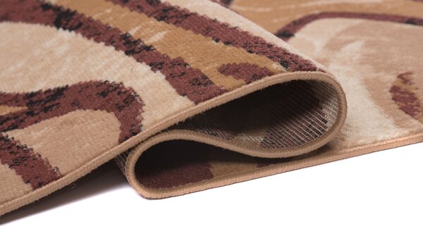 TA Koberec 2640C BROWN CHEAP PP BGX Béžový Obdĺžnikový Rozmer: 80x200 cm