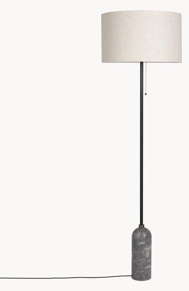 Stmievateľná stojacia lampa's mramorovým podstavcom Gravity