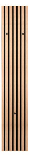 VEŠIAKOVÝ PANEL, čierna, dub artisan, 25/160/7 cm Xora - Vešiakové steny