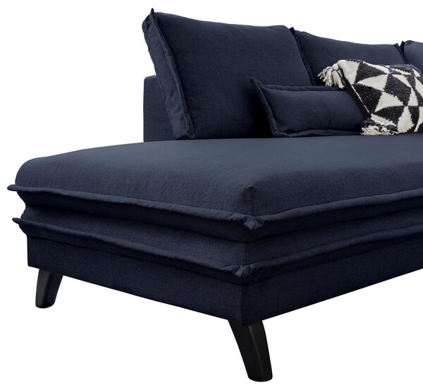 SEDACIA SÚPRAVA, textil, tmavomodrá P & B - Sedačky, Online Only