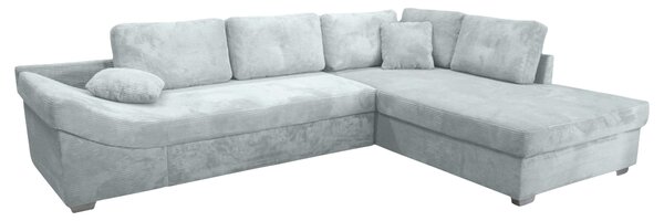 ROHOVÁ SEDAČKA, textil, svetlosivá Carryhome - Sedačky, Online Only