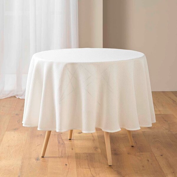 Obrus z žakára ø 180 cm Stella – douceur d'intérieur