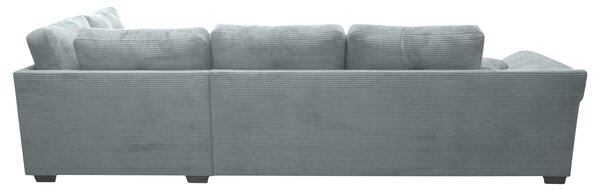 ROHOVÁ SEDAČKA, textil, svetlosivá Carryhome - Sedačky, Online Only
