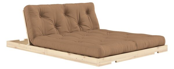 Hnedá rozkladacia pohovka 145 cm Flip – Karup Design
