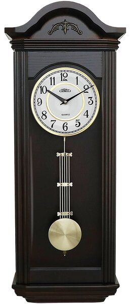 Retro kyvadlové hodiny PRIM II-B, 64 cm čierna