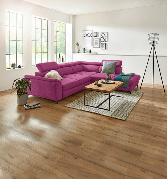 ROHOVÁ SEDAČKA, textil, magenta Stylife - Sedačky, Online Only