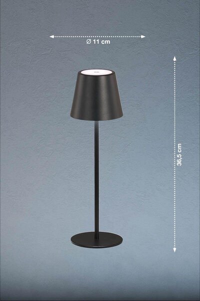 NABÍJATEĽNÁ STOLNÁ LAMPA 11/36,5 cm Schöner Wohnen - Vonkajšie osvetlenie