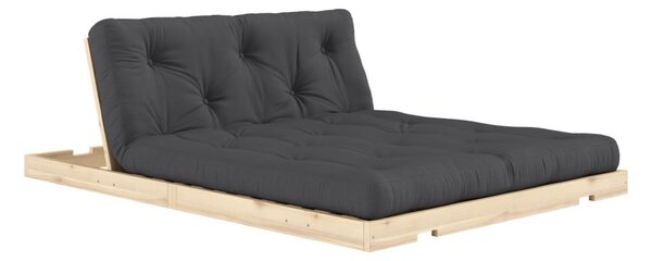 Tmavosivá rozkladacia pohovka 145 cm Flip – Karup Design