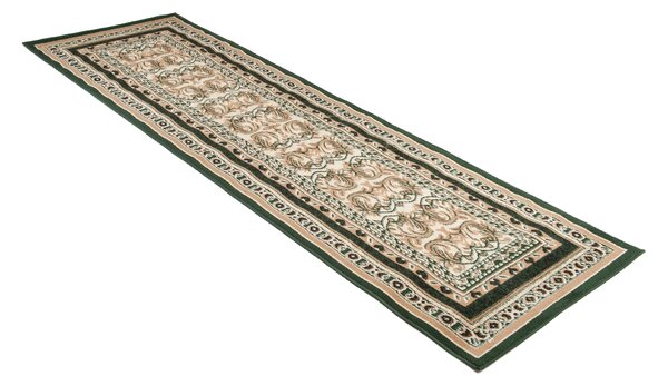Koberec Atlas PP zelený obdĺžnikový – nízky vlas 0,8 cm Rozmer: 70x200 cm